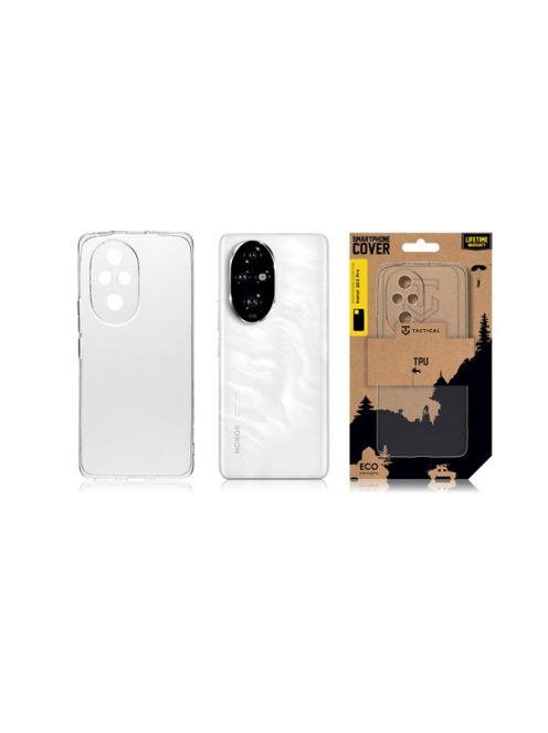 Tactical TPU Honor 200 Pro hátlap tok, átlátszó