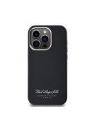 Karl Lagerfeld Grained PU Hotel RSG iPhone 13 Pro Max hátlap tok, fekete