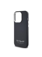 Karl Lagerfeld Grained PU Hotel RSG iPhone 13 Pro Max hátlap tok, fekete