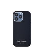 Karl Lagerfeld Grained PU Hotel RSG iPhone 15 Pro Max hátlap tok, fekete