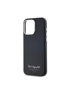 Karl Lagerfeld Grained PU Hotel RSG iPhone 15 Pro Max hátlap tok, fekete