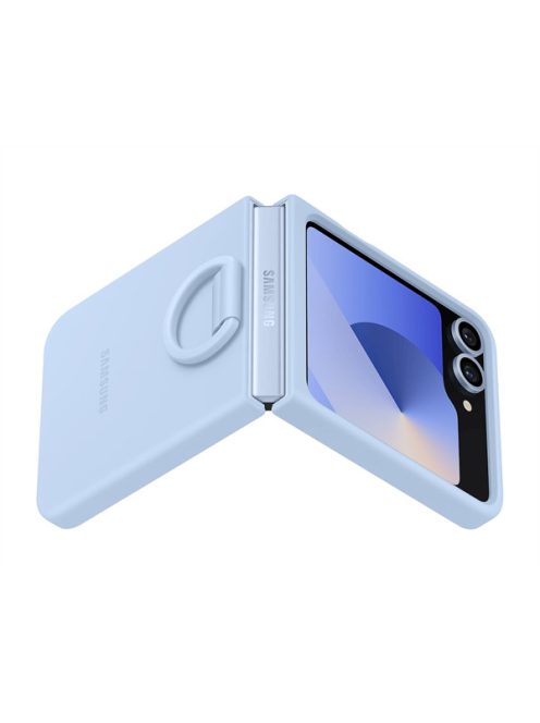 Samsung Galaxy Flip 6 gyári szilikon tok, kék