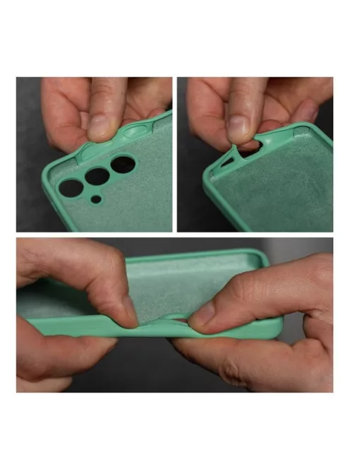 2mm Samsung Galaxy A15 5G / A15 4G szilikon hátlap tok, mentazöld