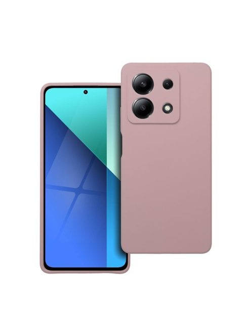 2mm Xiaomi Redmi NOTE 13 5G szilikon hátlap tok, világos rózsaszín