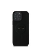 Guess PU Saffiano Classic Logo Apple iPhone 16 Pro Max Magsafe kompatibilis tok, barna GUHMP16XPSAHMCK