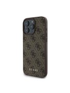 Guess 4G Classic Apple iPhone 16 Pro hátlap tok, barna GUHCP16LG4GFBR