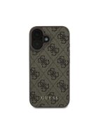 Guess 4G Classic Apple iPhone 16 Plus hátlap tok, barna GUHCP16MG4GFBR