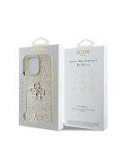 Guess Fixed Glitter Big 4G Apple iPhone 16 Pro Max hátlap tok, arany 