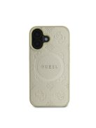 Guess Saffiano Peony Classic Logo Apple iPhone 16 hátlap tok, arany GUHMP16SPSAPSMED