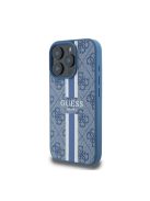 Guess 4G Printed Stripes MagSafe Apple iPhone 16 Pro Max hátlap tok, kék GUHMP16XP4RPSB