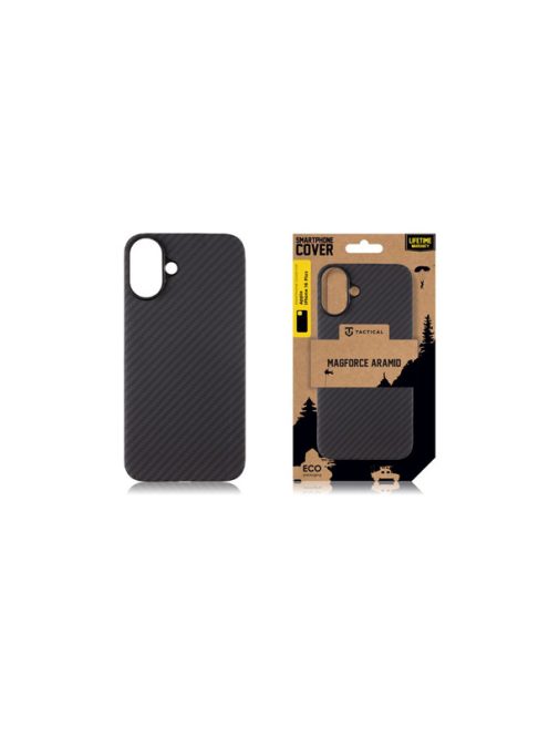 Tactical MagForce Aramid Apple iPhone 16 Plus MagSafe kompatibilis tok, fekete
