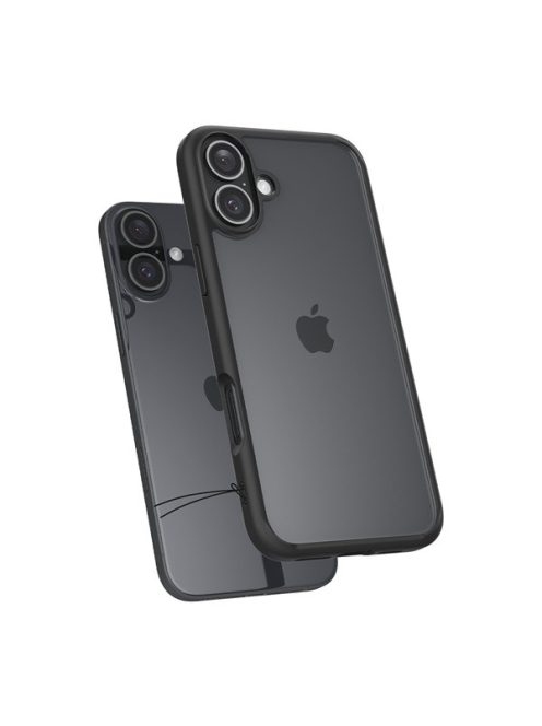 Spigen Ultra Hybrid iPhone 16 Plus tok, Matte Black, fekete ACS08072