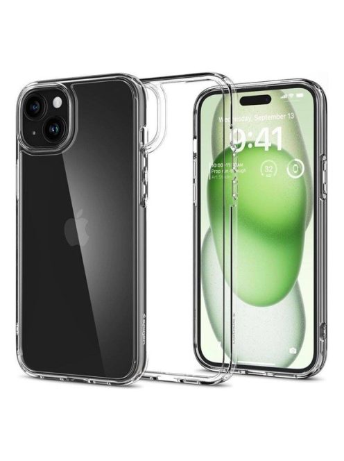 Spigen Ultra Hybrid iPhone 16 Plus tok, Crystal Clear, átlátszó ACS08069