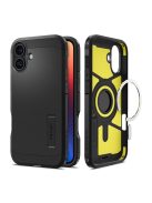 Spigen Tough Armor MagFit iPhone 16 Plus tok, MagSafe, fekete ACS08085