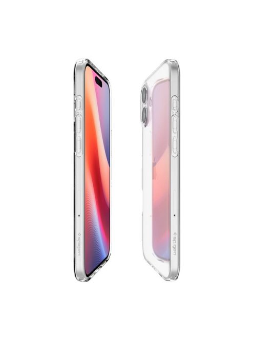 Spigen Liquid Crystal iPhone 16 Plus tok, Crystal Clear, átlátszó ACS08064