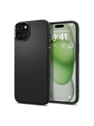 Spigen Liquid Air iPhone 16 Plus tok, Matte Black, fekete ACS08066