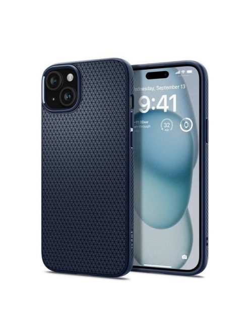 Spigen Liquid Air iPhone 16 tok, Navy Blue, kék ACS08195