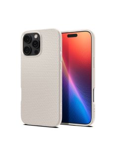   Spigen Liquid Air iPhone 16 Pro tok, Natural Titanium, átlátszó-bézs, bézs ACS08120