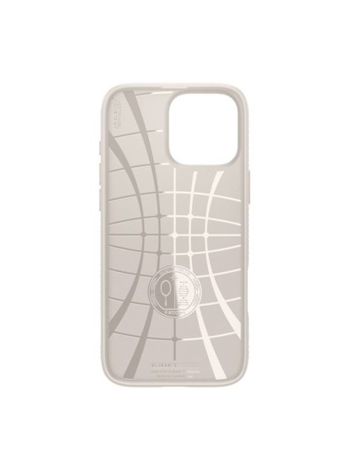 Spigen Liquid Air iPhone 16 Pro tok, Natural Titanium, átlátszó-bézs, bézs ACS08120