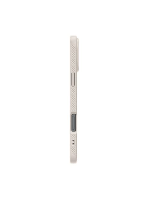 Spigen Liquid Air iPhone 16 Pro tok, Natural Titanium, átlátszó-bézs, bézs ACS08120