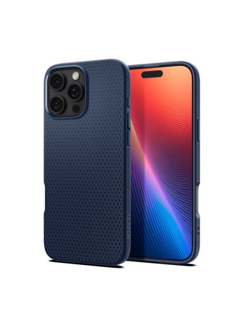 Spigen Liquid Air iPhone 16 Pro Max tok, Navy Blue, kék ACS07989