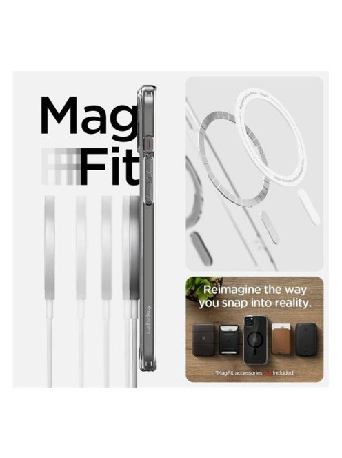 Spigen Ultra Hybrid MagFit iPhone 16 tok, MagSafe, fekete ACS08206