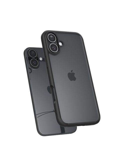 Spigen Ultra Hybrid Apple iPhone 16 tok, Matte Black, fekete ACS08201