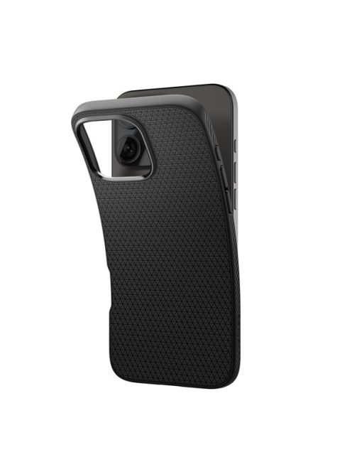 Spigen Liquid Air iPhone 16 Pro tok, Matte Black, fekete ACS08117