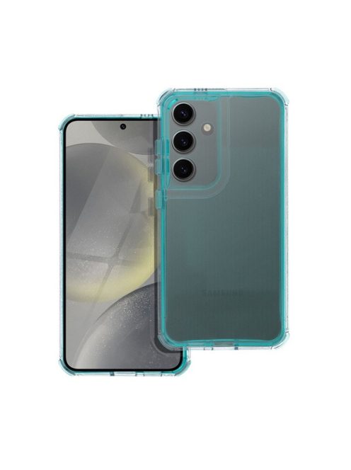 Matrix Samsung Galaxy A15 4G / A15 5G hátlap tok kameravédő peremmel, zöld/menta