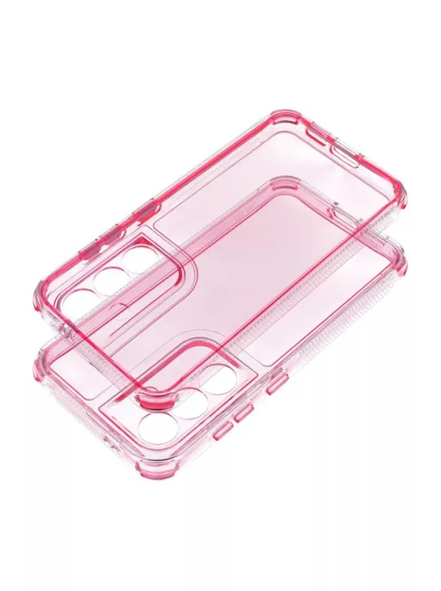 Matrix Samsung Galaxy A55 5G hátlap tok kameravédő peremmel, rózsaszín