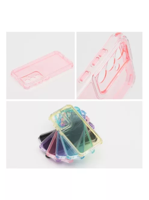 Matrix Samsung Galaxy A55 5G hátlap tok kameravédő peremmel, rózsaszín