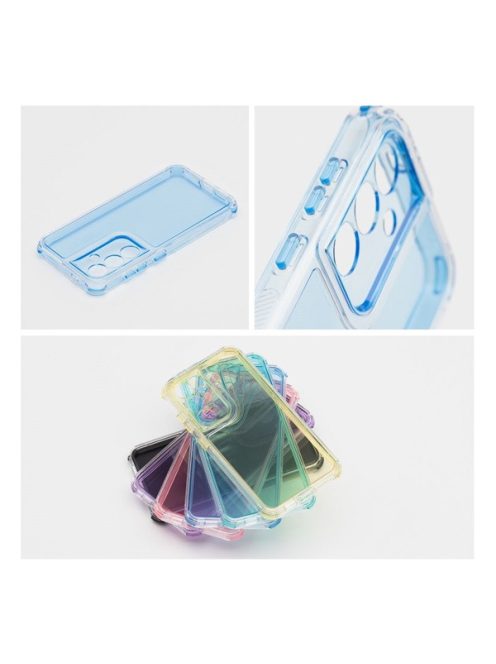 Matrix Xiaomi Redmi 13C / Poco C65 hátlap tok kameravédő peremmel, kék