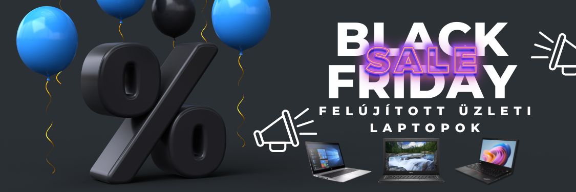 Black friday használt lapotop akció